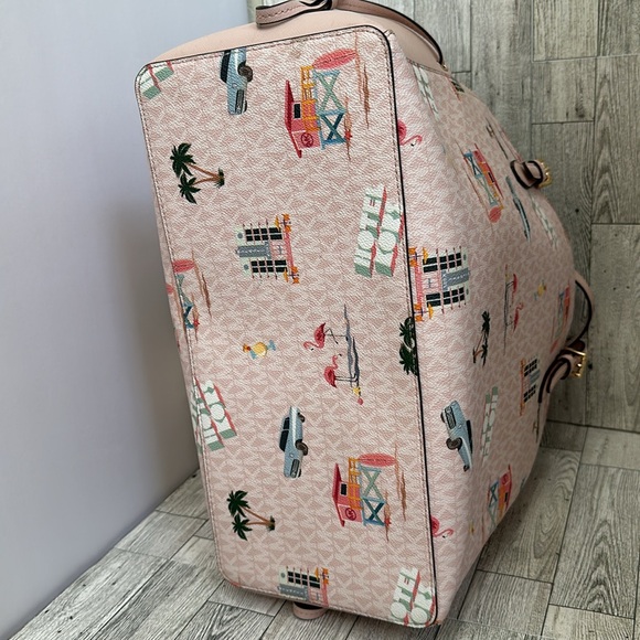 NWT MK Very Large Tote w/ COA Gilly Miami Blush Pink - Picture 8 of 13